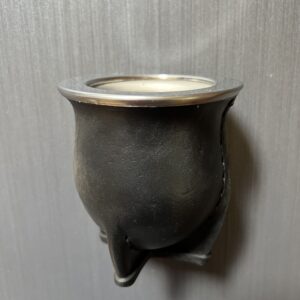 Mate Camionero Negro Acero Inoxidable